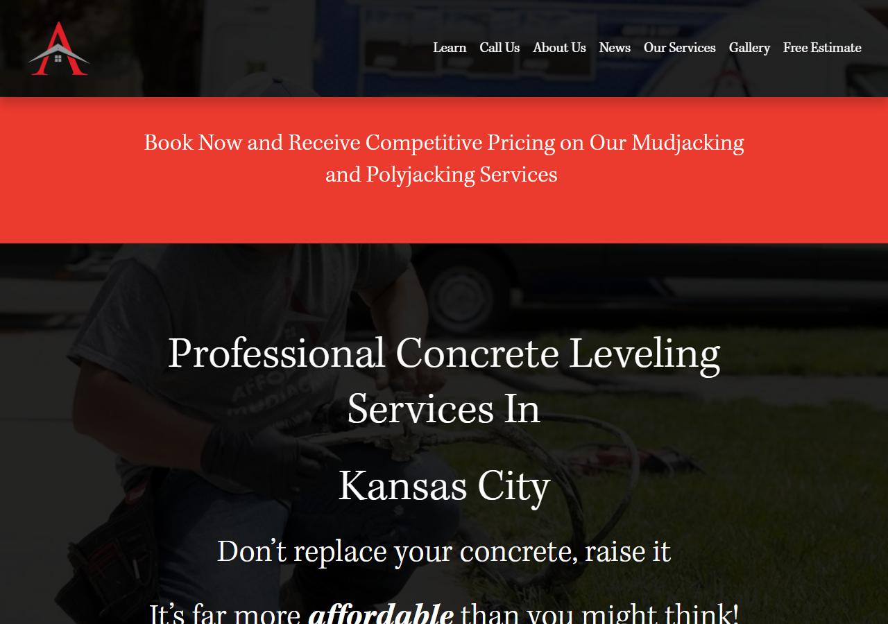 Affordable Mudjacking website